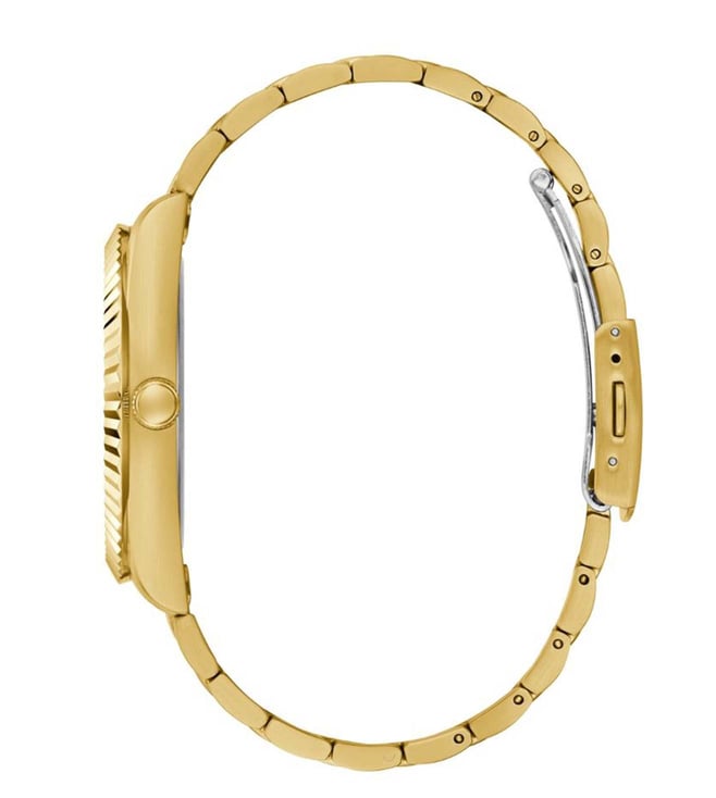 Guess GW0542G2 Analog Quartz Men Gold Dial Gold Stainless Steel Strap Watch