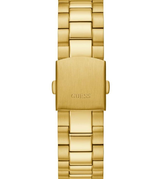 Guess GW0542G2 Analog Quartz Men Gold Dial Gold Stainless Steel Strap Watch