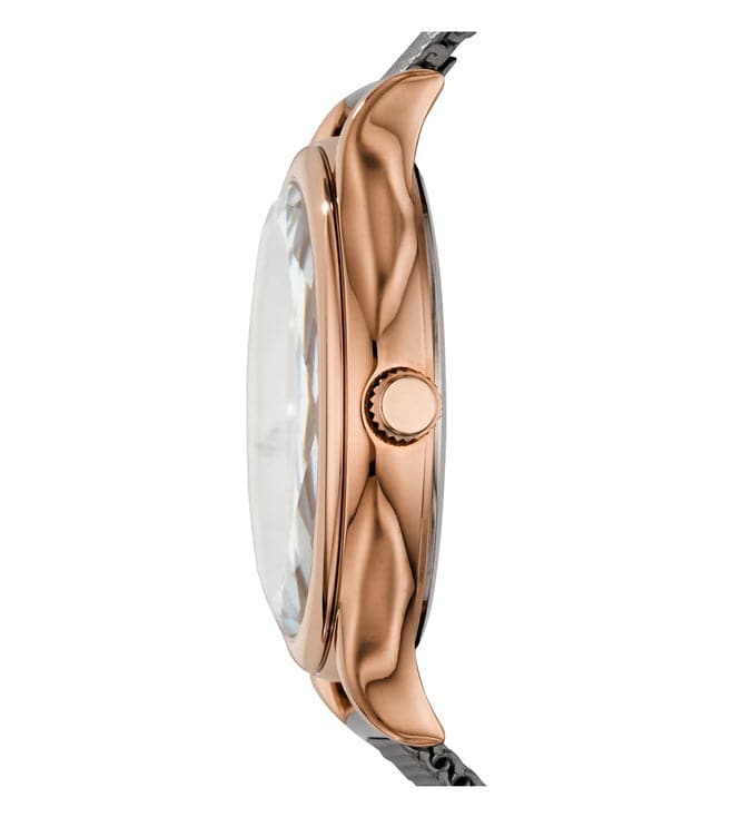 Fossil BQ3393I Women Quartz Rose Gold Dial Stainless Steel Analog Watch