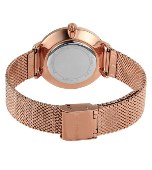 Michael Kors MK4588 Pyper Quartz White Dial Rose Gold Stainless Steel Women's Watch