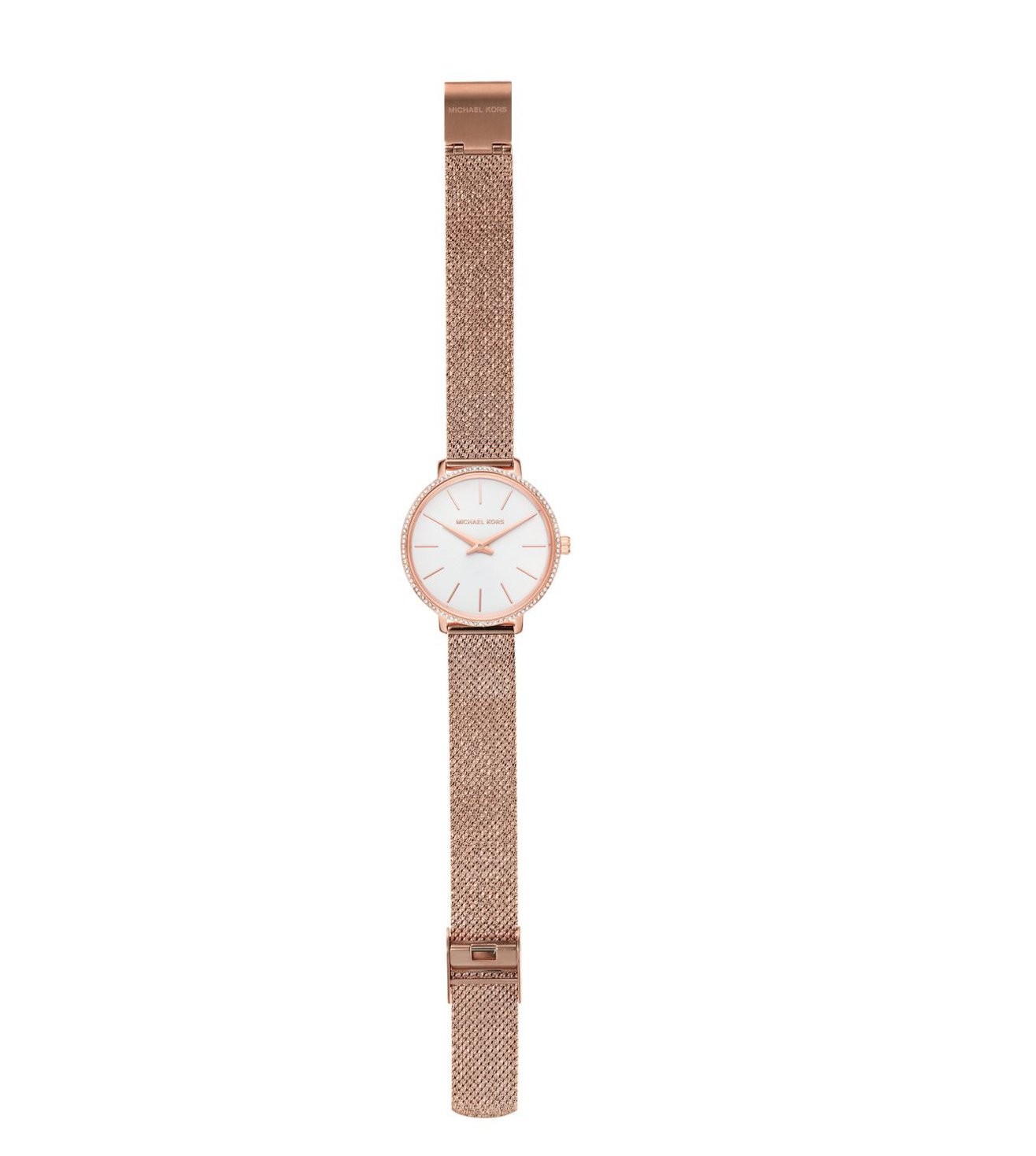 Michael Kors MK4588 Pyper Quartz White Dial Rose Gold Stainless Steel Women's Watch