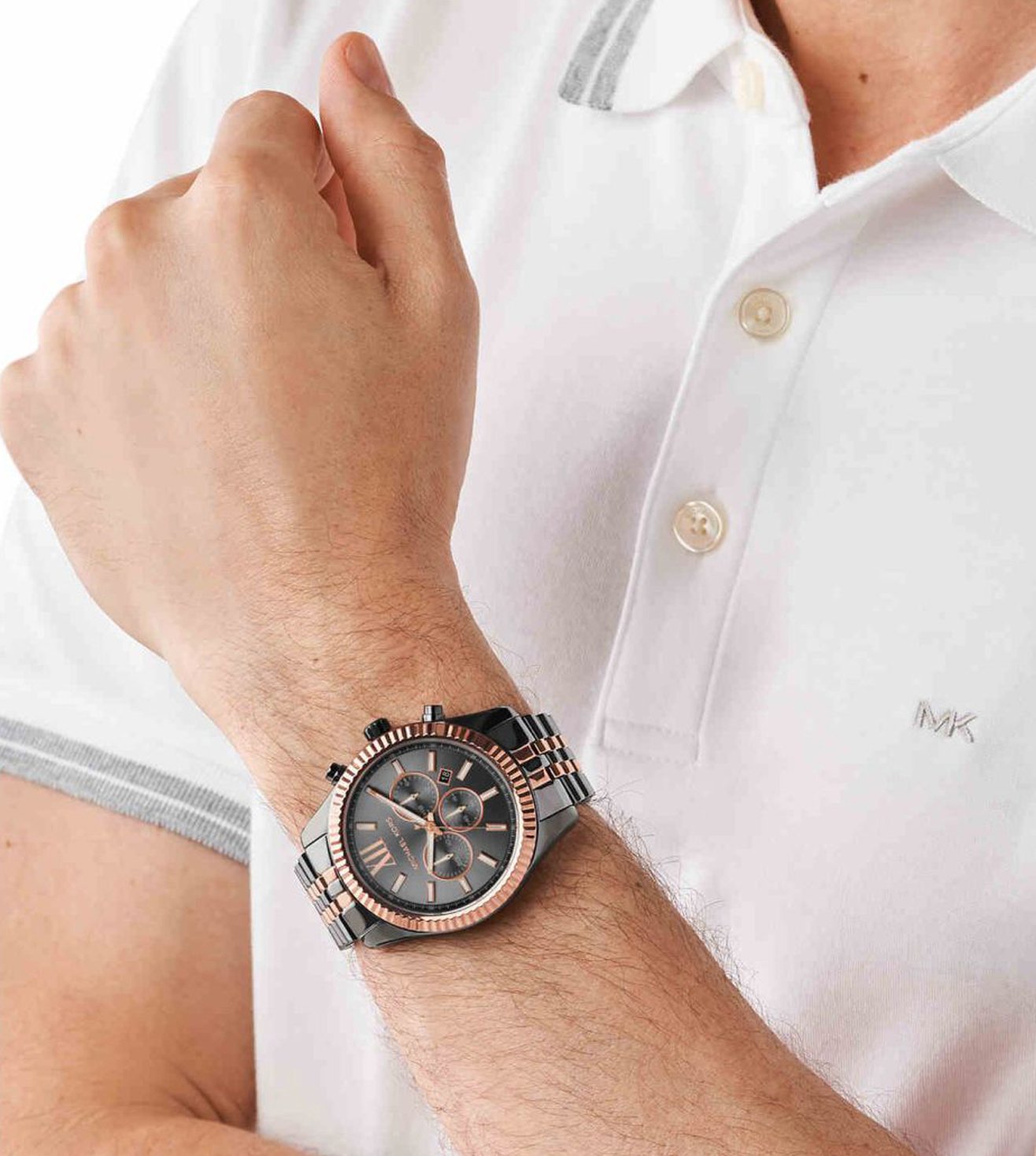 Michael Kors MK8561l Analog Grey Dial Lexington Chronograph Watch for Men