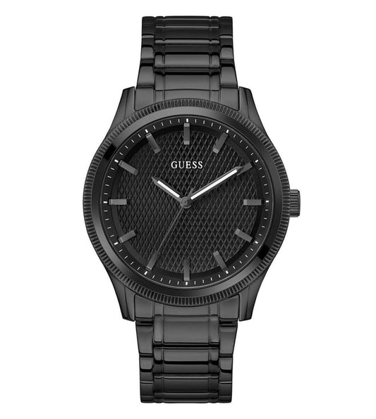 Guess GW0626G3 Analog Quartz Men Black Dial Black Stainless Steel Strap Watch