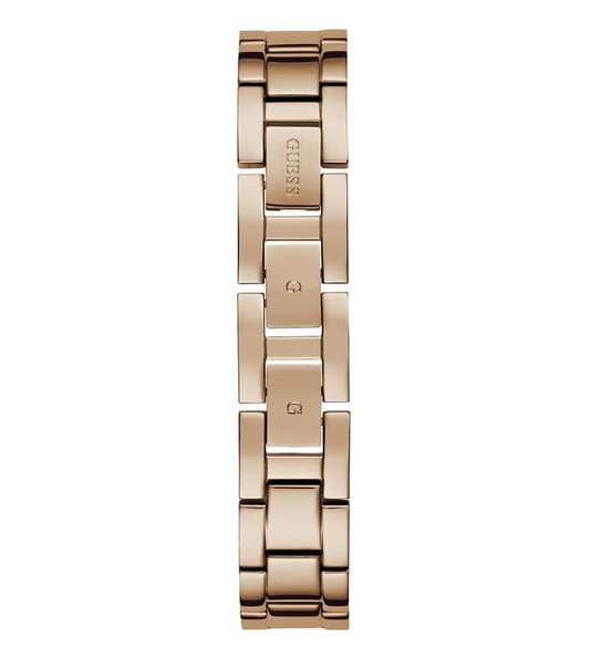 Guess GW0653L2 Analog Quartz Women Pink Dial Rose Gold Stainless Steel Bracelet Watch