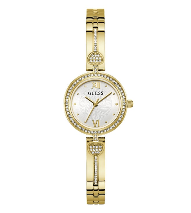 Guess GW0655L2 Analog Quartz Women Gold Dial Gold Stainless Steel Bracelet Watch