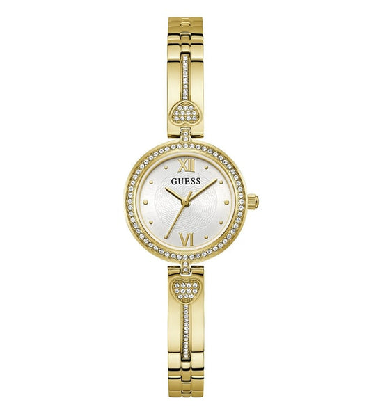 Guess GW0655L2 Analog Quartz Women Gold Dial Gold Stainless Steel Bracelet Watch
