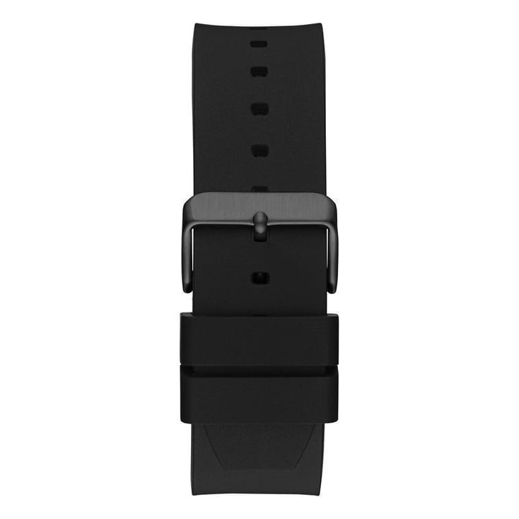 GUESS GW0790G2 Quartz Men’s Vinyl Black Analog Watch with Black Silicone Strap