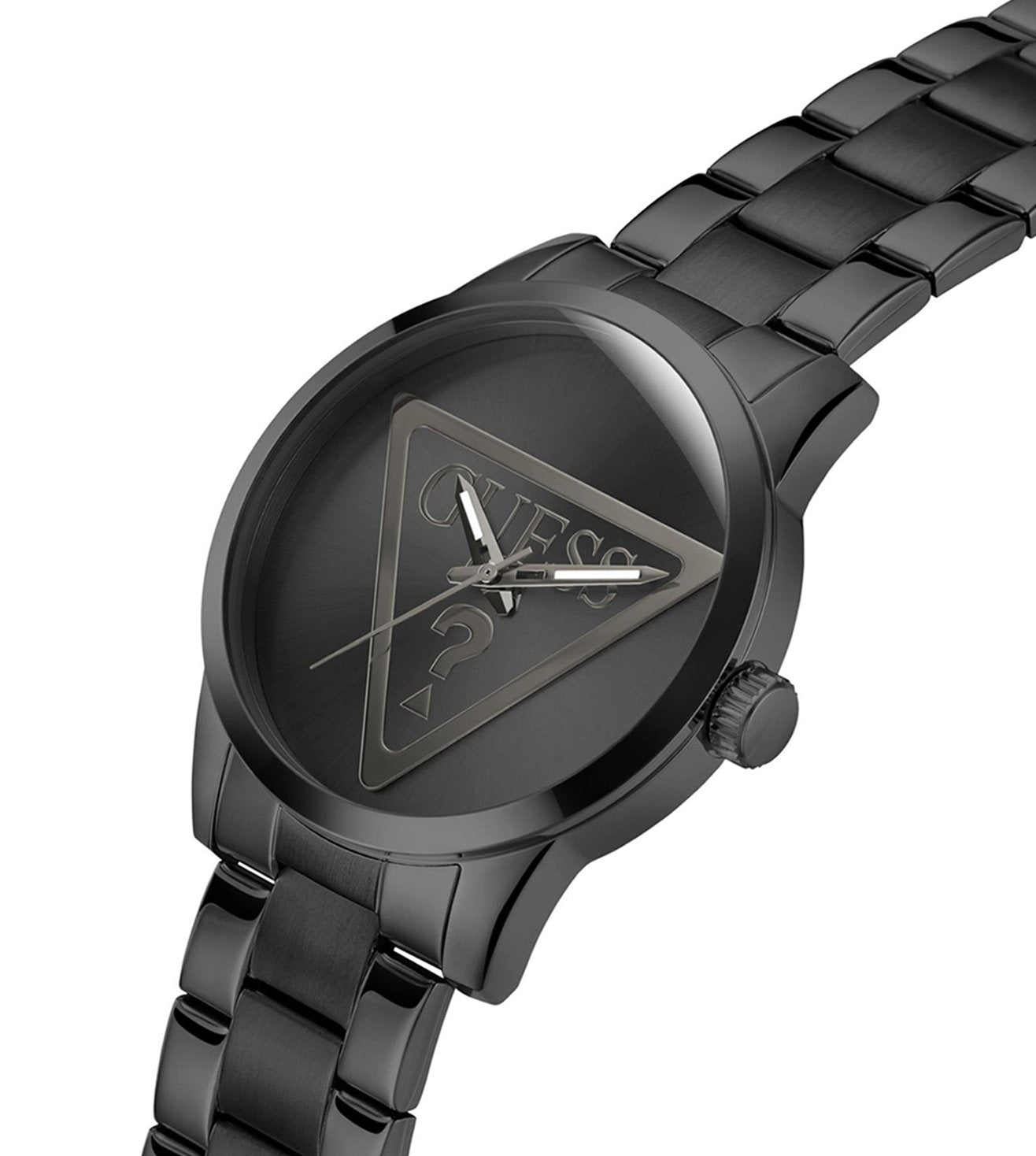 GUESS GW0782G2 Quartz Men’s Black Stainless Steel Analog Watch with Black Dial