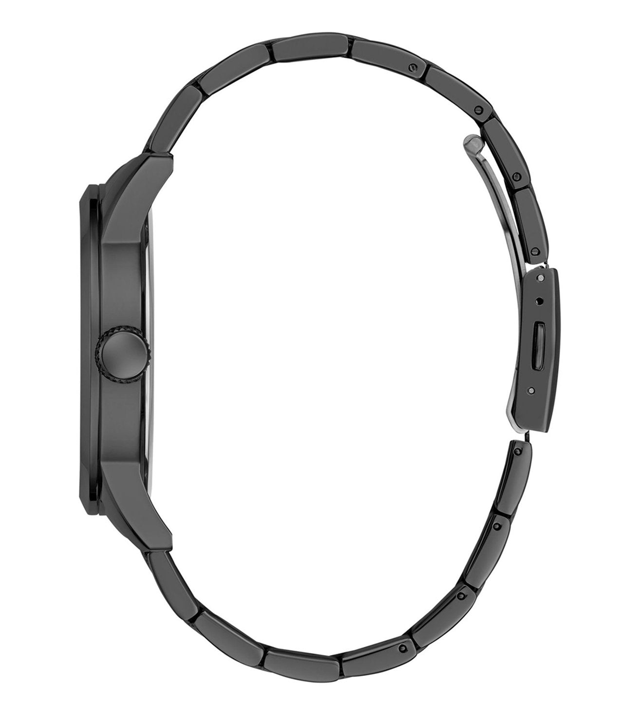 GUESS GW0782G2 Quartz Men’s Black Stainless Steel Analog Watch with Black Dial