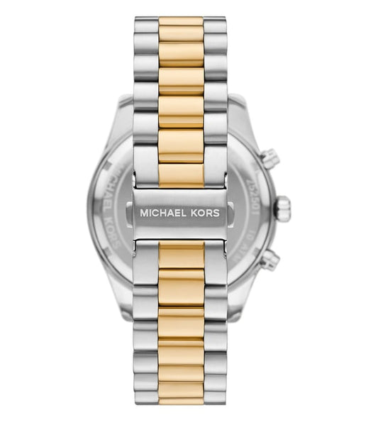 Michael Kors MK9207 Lexington Quartz Chronograph Black Dial Two-Tone Stainless Steel Men's Watch