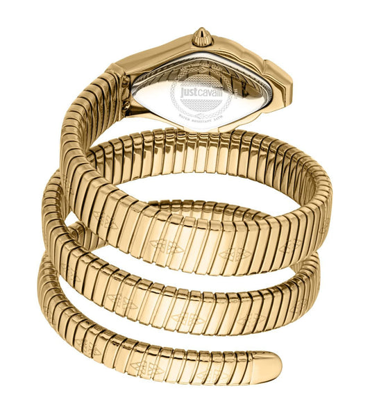 Just Cavalli JC1L307M0025 Cristallo Women’s Elegant Gold-Toned Stainless Steel Watch