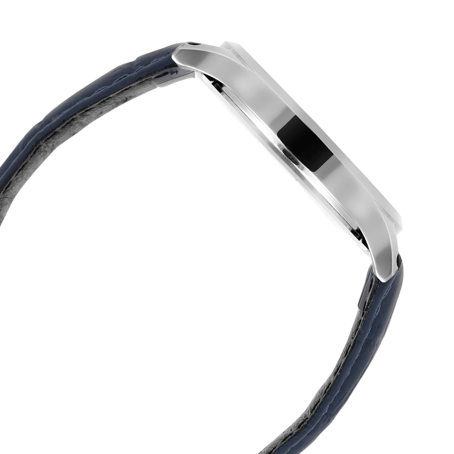 Casio A2455 Enticer Men’s Quartz Analog Watch with Blue Dial, Blue Leather Strap