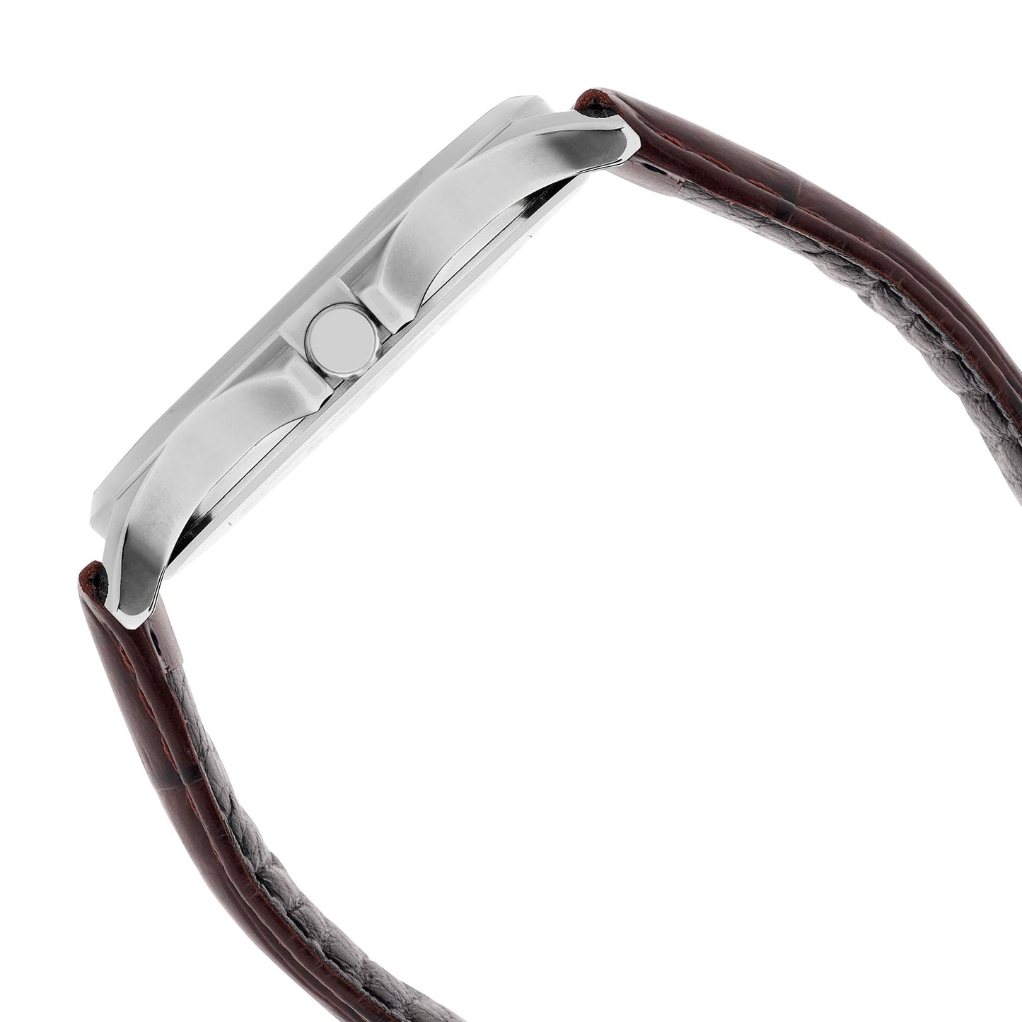 Casio A2456 Enticer Men’s Quartz Analog Watch with Green Dial, Brown Leather Strap
