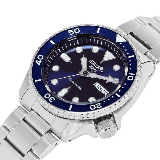 Seiko SRPD51K1 Automatic Men Blue Dial Stainless Steel Bracelet Watch