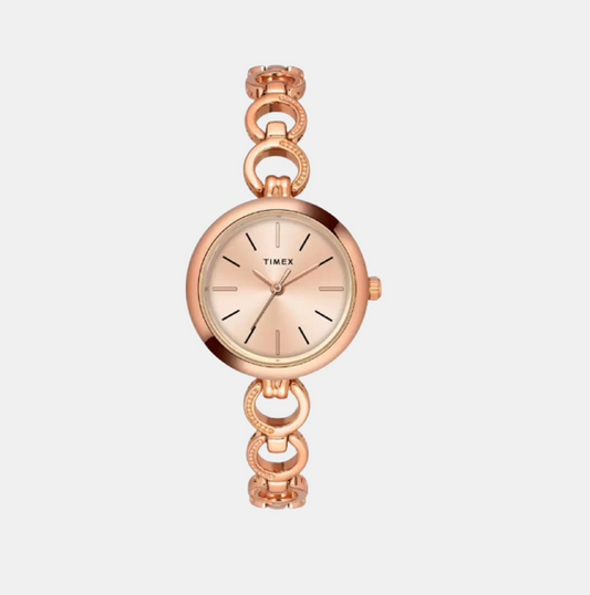 Timex TWEL11434 Women’s Rose Gold Dial Quartz Analog Watch