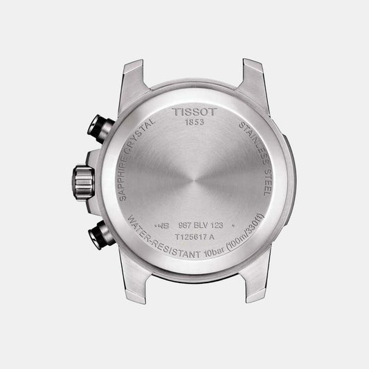 Tissot T1256172105100 Black Dial Men’s Swiss Quartz Supersport Chrono Watch – Yellow Gold PVD & Stainless Steel Case & Bracelet, Sapphire Crystal