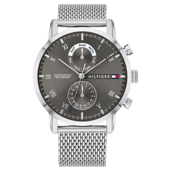 Tommy Hilfiger NCTH1710402W Men Grey Dial Stainless Steel Strap Quartz Watch
