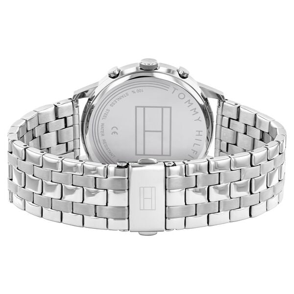 Tommy Hilfiger TH1710431 Analog Quartz Men’s Watch with Grey Dial and Silver Stainless Steel Strap