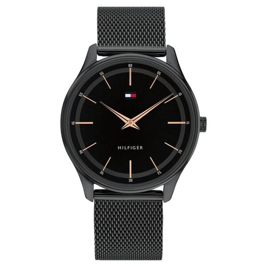Tommy Hilfiger TH1710470 Adrian Men's Black Dial Black Stainless Steel Analog Watch