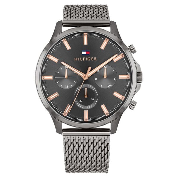 Tommy Hilfiger NTTH1710500 Men Grey Dial Stainless Steel Strap Quartz Watch
