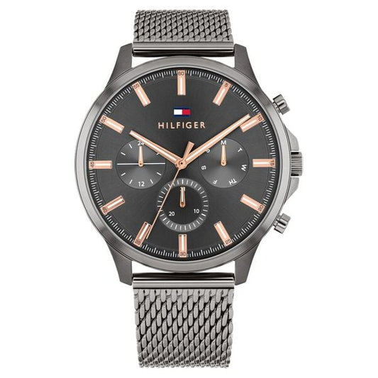 Tommy Hilfiger NTTH1710500 Men Grey Dial Stainless Steel Strap Quartz Watch