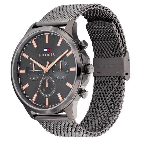 Tommy Hilfiger NTTH1710500 Men Grey Dial Stainless Steel Strap Quartz Watch