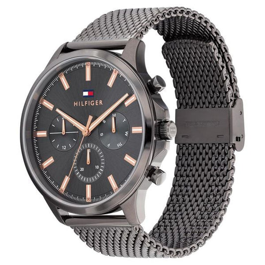 Tommy Hilfiger NTTH1710500 Men Grey Dial Stainless Steel Strap Quartz Watch