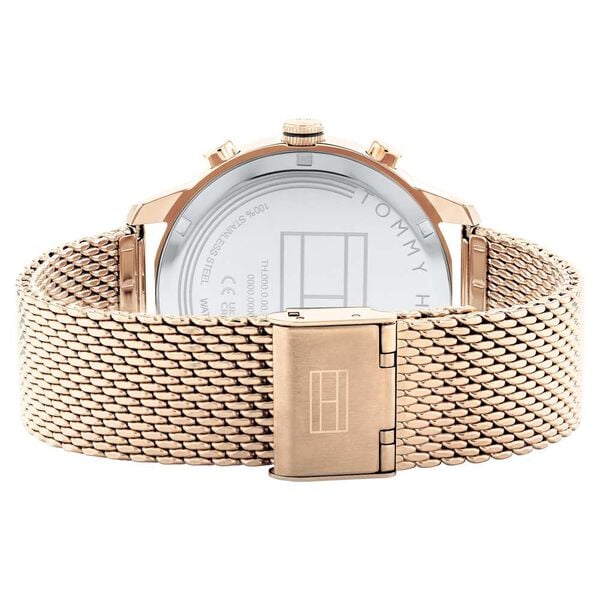 Tommy Hilfiger TH1710525 Morrison Men's Grey Dial Gold-Tone Multifunction Stainless Steel Watch