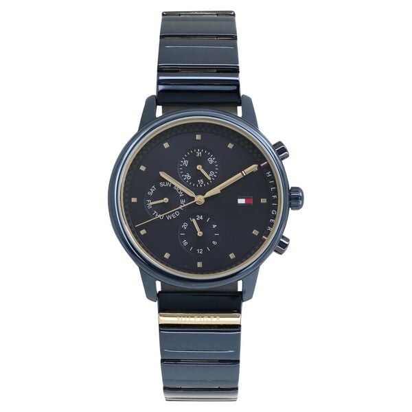 Tommy Hilfiger NETH1781893 Women Blue Dial Stainless Steel Strap Quartz Multifunction Watch