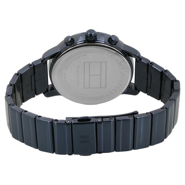 Tommy Hilfiger NETH1781893 Analog Quartz Women’s Watch with Blue Dial and Blue Stainless Steel Strap