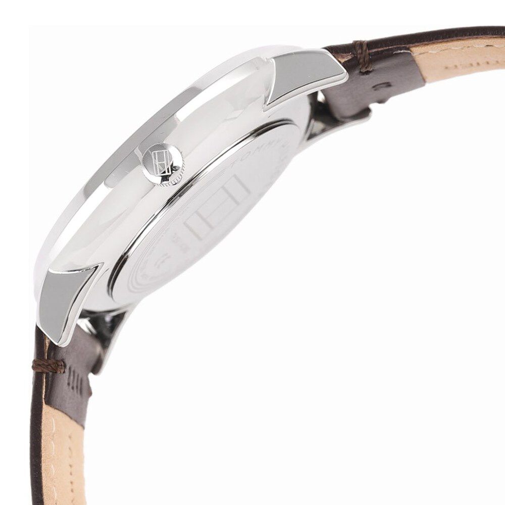 Tommy Hilfiger NCTH1791508W Brooklyn Men's Blue Dial Brown Leather Multifunction Watch