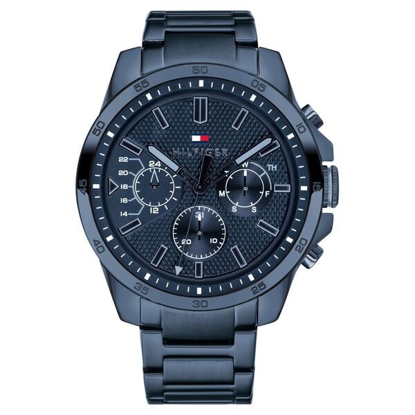 Tommy Hilfiger NETH1791560 Men Blue Dial Stainless Steel Strap Quartz Watch