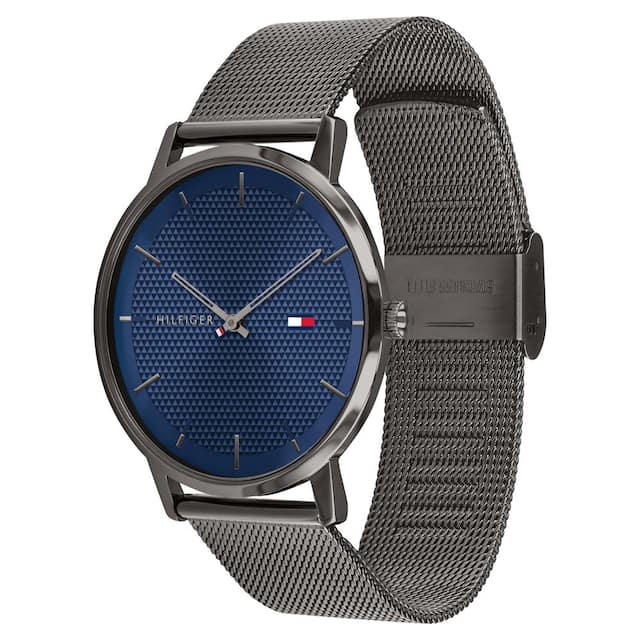 Tommy Hilfiger NETH1791656 James Men's Blue Dial Silver Stainless Steel Analog Watch