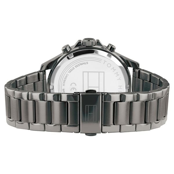 Tommy Hilfiger NETH1791719 Quartz Multifunction Grey Dial Stainless Steel Strap Watch for Men
