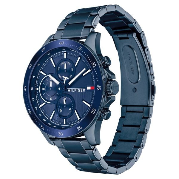 Tommy Hilfiger NETH1791720 Men Blue Dial Stainless Steel Strap Multifunction Quartz Watch
