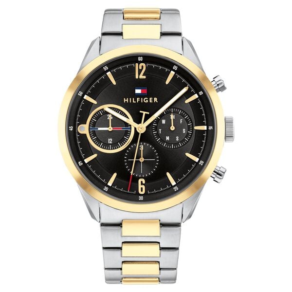 Tommy Hilfiger NETH1791944 Men Black Dial Stainless Steel Strap Multifunction Watch