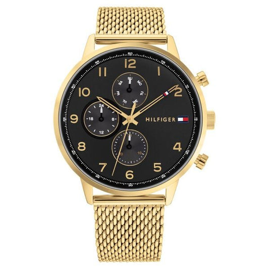 Tommy Hilfiger NDTH1791989 Men Black Dial Stainless Steel Multifunction Watch