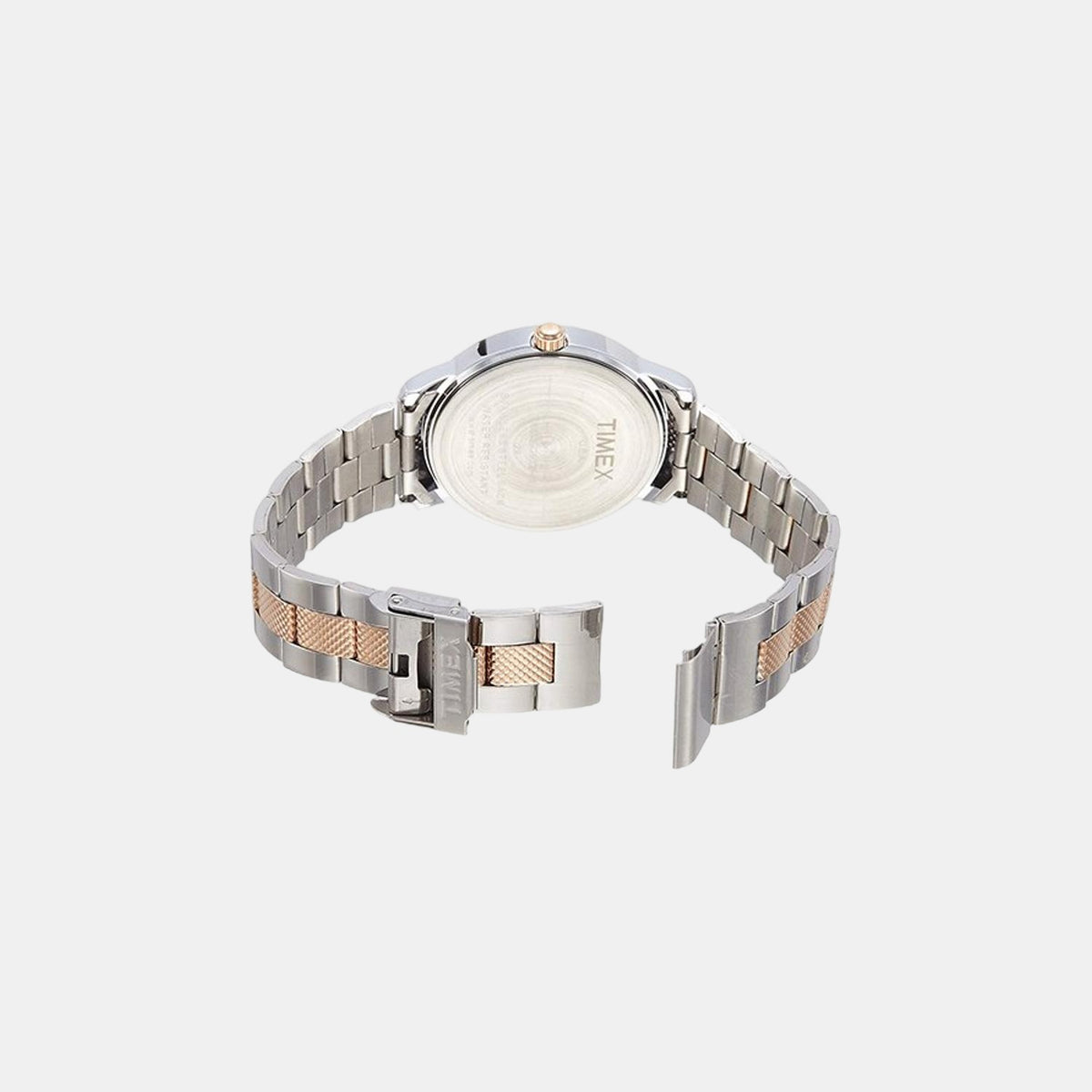 Timex TW000G912 Analog Quartz Watch for Men – Silver Dial, Silver Stainless Steel Strap