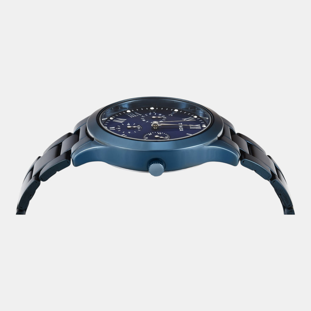 Timex TW000Q819 Women’s Navy Blue Multifunction Quartz Watch