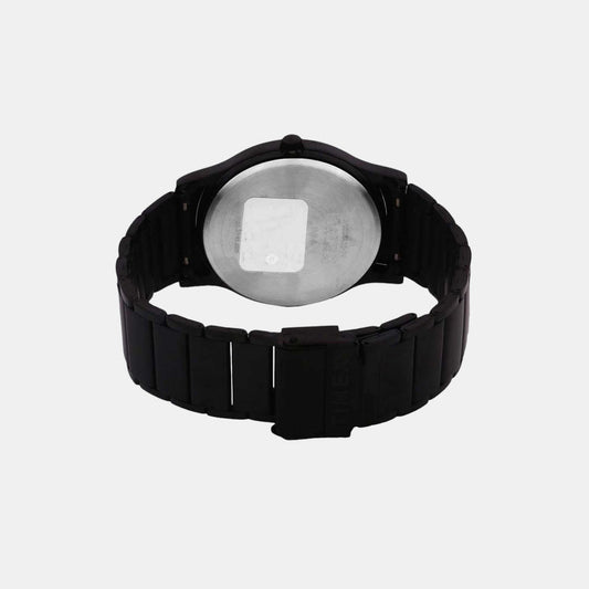 Timex TW000R438 Men’s Black Dial Black Stainless Steel Analog Watch