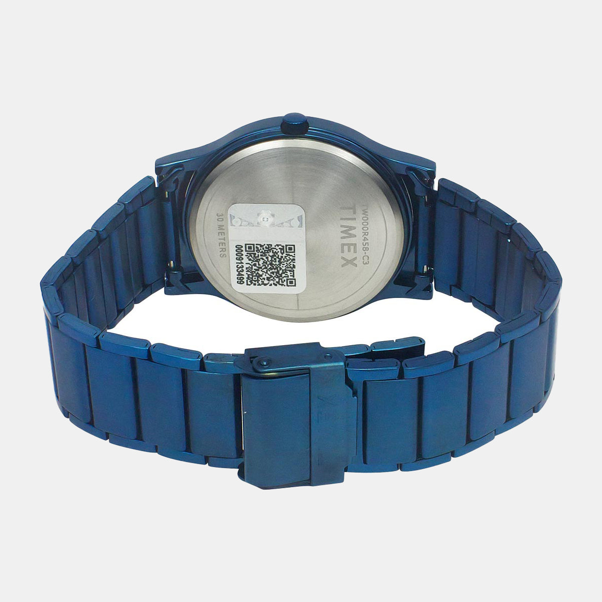 Timex TW000R458 Blue Dial Stainless Steel Bracelet Analog Men Watch – Round Case, Quartz Movement