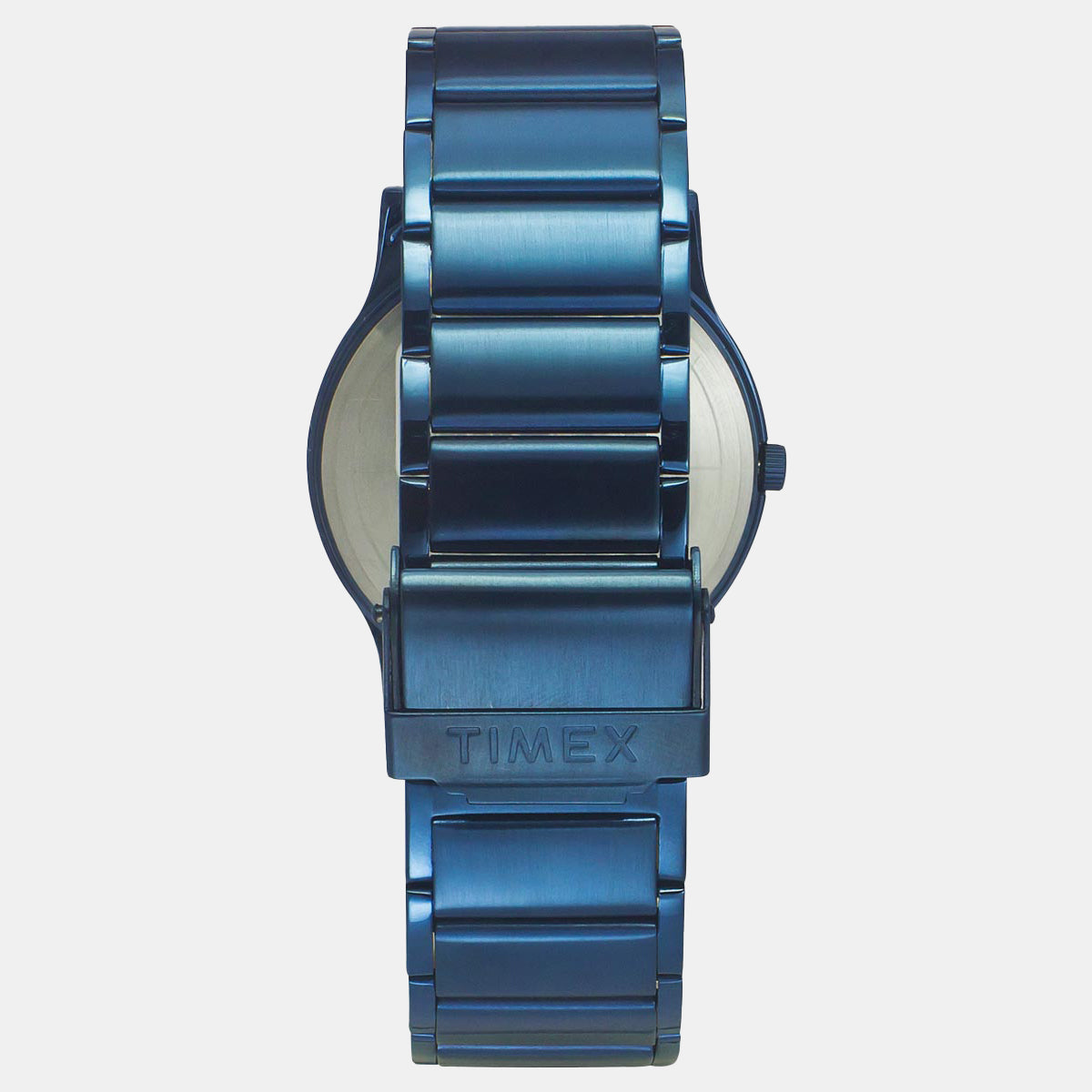 Timex TW000R458 Blue Dial Stainless Steel Bracelet Analog Men Watch – Round Case, Quartz Movement