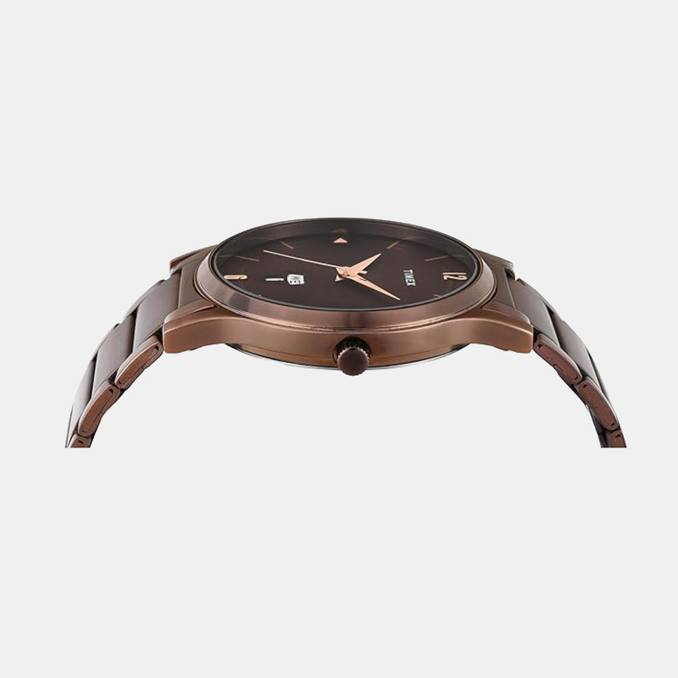 Timex TW000R461 Men’s Brown Dial Quartz Analog Watch