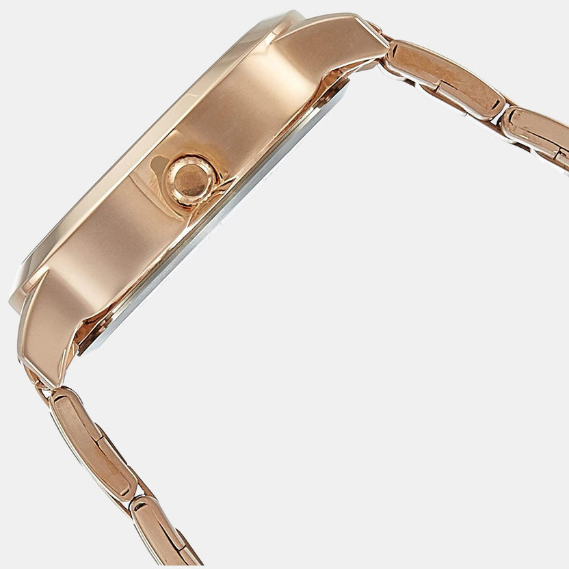 Timex TW000T610 Women Quartz Rose Gold Dial Stainless Steel Watch