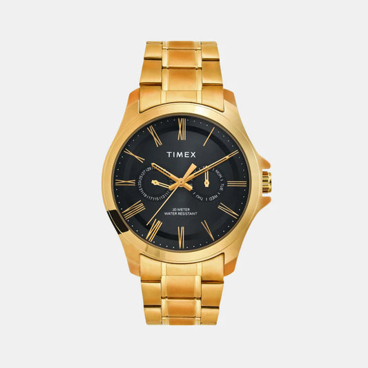 Timex TW000X129 Men’s Black Dial Quartz Analog Watch