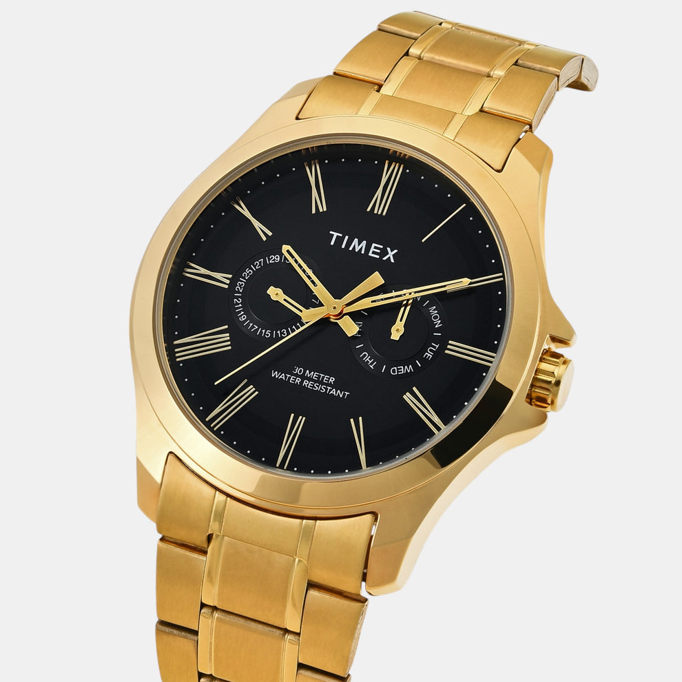 Timex TW000X129 Men’s Black Dial Quartz Analog Watch