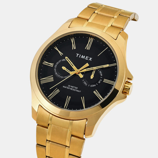 Timex TW000X129 Men’s Black Dial Quartz Analog Watch