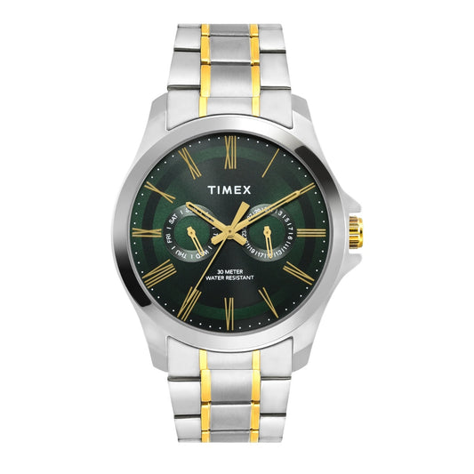 Timex TW000X130 Men’s Green Dial Quartz Analog Watch