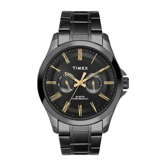 Timex TW000X135 Men’s Classic Black Dial Quartz Analog Watch