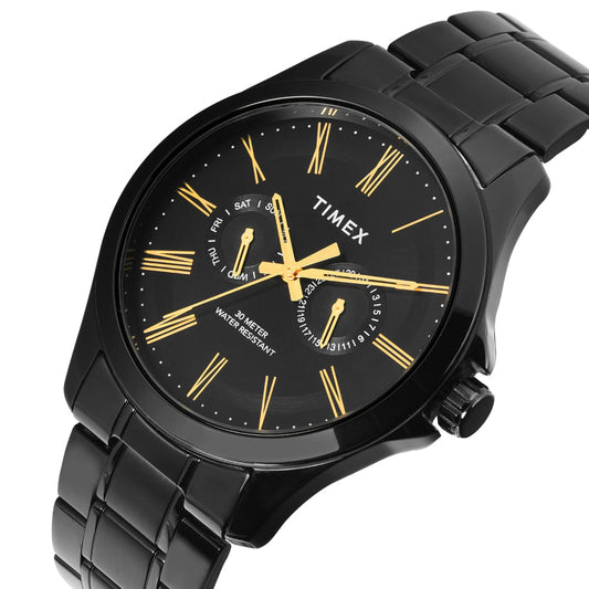 Timex TW000X135 Men’s Classic Black Dial Quartz Analog Watch